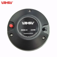Haut-parleur de compression VAMAV DE82-8 110W HF, 8 ohms, 2,85 pouces, aimant en ferrite 62 oz, pour système audio