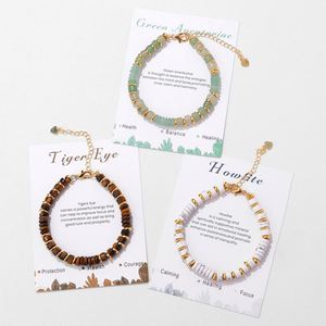 Natural Stone <b>Bracelet</b> Colorful Glass Beaded Mental Clarity Seamless Reliable Logistics Partner Custom Design - Product Image 2