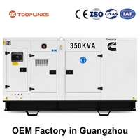 Groupe électrogène 280 kW 350 kVA, générateur de secours 400 kVA 500 kVA 600 kVA 750 kVA triphasé insonorisé pour hôpital à Foshan