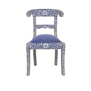 Silla de Diseño Moderno con Incrustaciones de Hueso, Tamaño y Color Personalizables, para Sala de Estar, Dormitorio, Hotel y Escuela - Product Image 3