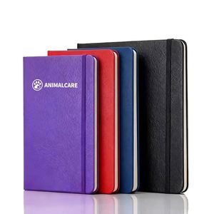 Logo Purple <b>Diaries</b> in Veterinary Compounder Pu <b>Diary</b> Print Brand Notebooks Promotion Custom Leather Notebook <b>A5</b> - Product Image 5