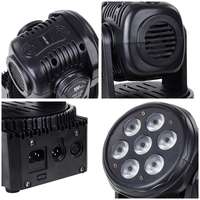 Lampu Panggung LED Moving Head 10W untuk Klub dengan Kontrol DMX512 Rating IP20 6000K Daylight Alert