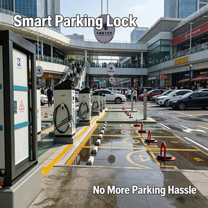 Poste de seguridad automático eléctrico resistente a golpes para supervisión de estacionamientos en almacenes y parques comerciales - Product Image 1