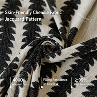Housse de canapé géométrique en chenille, toutes saisons, universelle, antidérapante, anti-griffures de chat, couverture complète, serviette de canapé, coussin, décoration intérieure