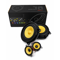 Ensemble de haut-parleurs de basses professionnels 6x9 pouces avec tweeters de 3,5 pouces, cône tissé, 30W RMS, 120W Max, 4 ohms, système audio de voiture