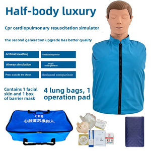 Mannequin de RCP portable demi-torse - Aide à la formation en support vital essentiel pour la sécurité communautaire et les exercices sur le lieu de travail - Product Image 1