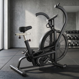 Bicicleta Estática de Ciclismo con Ventilador Integrado de Larga Duración, para Entrenamiento de Resistencia y Estabilidad Muscular de Pantorrillas y Glúteos, Bicicleta de Cardio de Ritmo Constante - Product Image 2