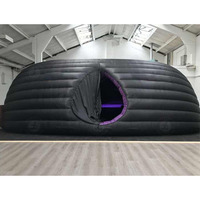 Maison d'exercice de yoga gonflable Hot Air Pod Tente gonflable en tissu Oxford Dôme de yoga chaud