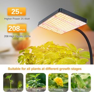 Nueva Lámpara LED COB para Crecimiento de Plantas con 10 Niveles de Atenuación, Espectro Completo, Recargable, Clasificación IP55, Aplicación para Macetas de Suculentas - Product Image 2