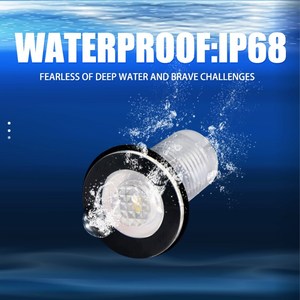 Lampe LED pour <span class=keywords><strong>bateau</strong></span> Livewell 12V IP68 étanche pour bac à appâts, aquarium, <span class=keywords><strong>bateau</strong></span> <span class=keywords><strong>de</strong></span> <span class=keywords><strong>pêche</strong></span> - Product Image 2