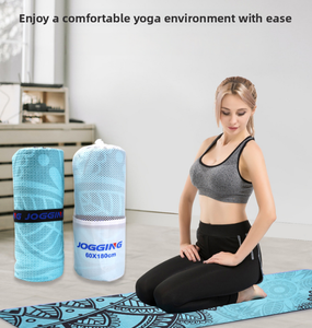 للبيع بالجملة مايكروفايبر امتصاص العرق سريع الجفاف سميك غير قابل للإنزلاق رياضي سباحة شاطئ نمط ميرباو مربع - Product Image 6