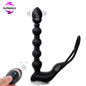 Анальный массажер вибратор мужские пробки продукция Анальная пробка силиконовая для мужчин анальные секс-игрушки - Product Image 1