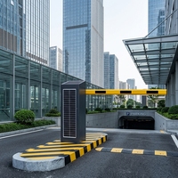Barrera de acceso con control remoto, batería de litio y energía fotovoltaica para control de acceso de vehículos en estacionamientos