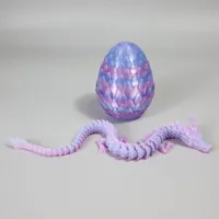Set Telur Naga 30cm Bunga Teratai 9cm SDB01 Mainan Cetak 3D Terlaris Dekorasi Fantasi Ornamen Hadiah Kreatif untuk Rumah Kantor