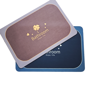 Super assorbente antiscivolo tappetino da <span class=keywords><strong>bagno</strong></span> impermeabile ovale quadrato <span class=keywords><strong>tappeto</strong></span> per <span class=keywords><strong>bagno</strong></span> <span class=keywords><strong>lavabile</strong></span> doccia tappetino per uso domestico - Product Image 1