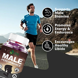Gomitas de Rendimiento Masculino de Marca Privada, Máxima Potencia, Extracto de Raíz de Maca, Ashwagandha, Saw Palmetto, 60 Gomitas Masticables - Product Image 6