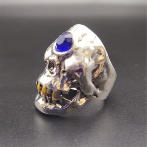 Bagues de mode en <span class=keywords><strong>saphir</strong></span>, style mythologie grecque antique, motif cyclope et crâne, pour homme, style hip-hop affirmé - Product Image 3