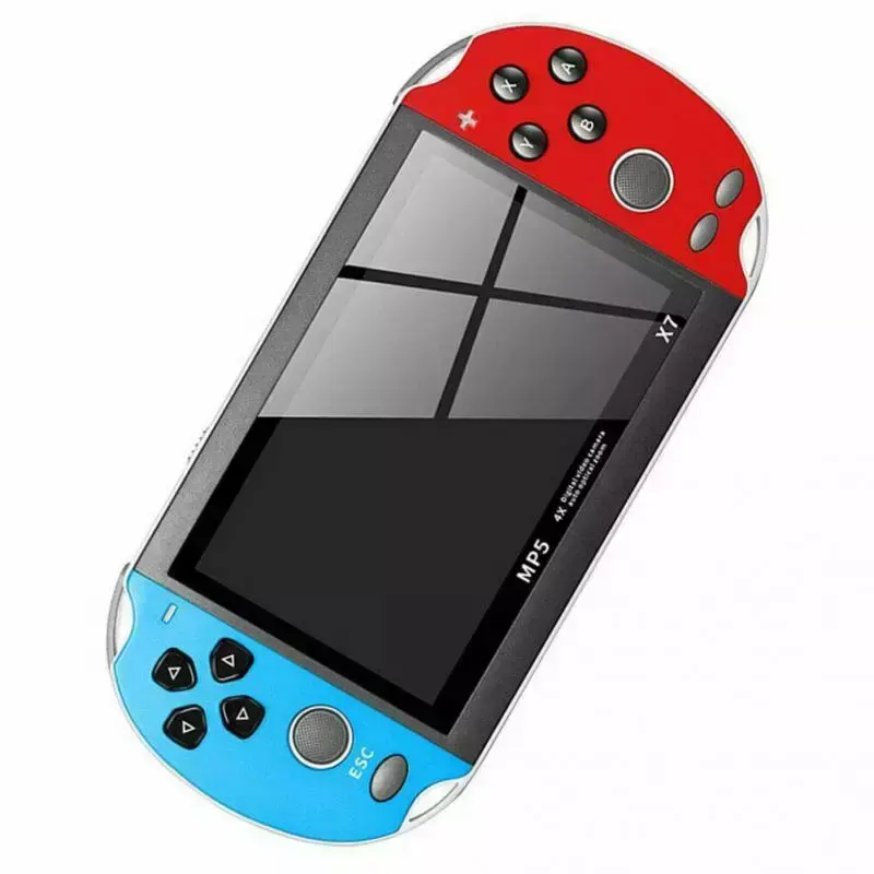 Console per videogiochi con schermo portatile da 5.1 pollici lettore di giochi videocamera reale Console di gioco retrò X7 palmare