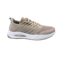 Chaussures de course pour hommes en PVC à semelle souple et respirante, à lacets, en maille Fly Knit, fabrication chinoise bon marché, vente en gros, printemps, automne, été