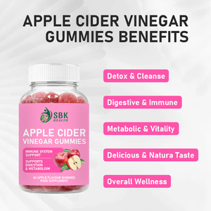 Complément alimentaire en gommes au vinaigre de cidre de pomme, marque privée OEM, soutient le système immunitaire et favorise la fonction digestive pour adultes - Product Image 3