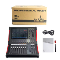 Mélangeur Audio numérique professionnel 20 canaux métal électronique Push & Mute scène DJ contrôleur Console de mixage sonore