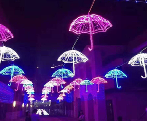 HFBH Exterior LED Farolas Radiante Festivo Navidad Halloween <span class=keywords><strong>Guirnalda</strong></span> Pantalla IP65 Motivo Luz Noche Hogar Paisaje - Product Image 6