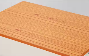 Ensemble de bureau et chaise pour étudiants en bois orange, moderne, économique et durable, idéal pour les salles de classe et les centres de tutorat - Product Image 3
