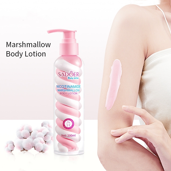 SADOER Loción corporal hidratante y aclarante con niacinamida 200 ml
