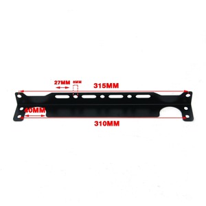 Universal Engine Oil Cooler Mounting <b>Bracket</b> 33cm Aluminum Alloy <b>Black</b> Blue Silver for Retrofit Upgrade - Product Image 3