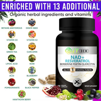 Capsules NAD Plus 90 unités – Soutien Énergétique Cellulaire – Complément Booster NAD – Vente en Gros – Marque Privée – OEM ODM – Usine