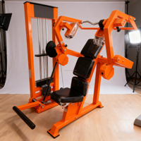 Presse à bras de gymnastique professionnelle broche d'entraînement de force musculaire arrière chargée Machine de pull Lat sélectorisée