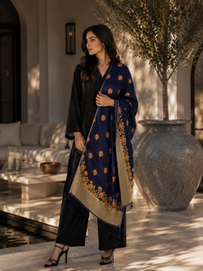 Women Embroidered Digital Print Viscose <b>Shawl</b> Long Fringe <b>Traditional</b> Winter <b>Scarf</b> Soft Warm Breathable Durable Lightweight - Product Image 6