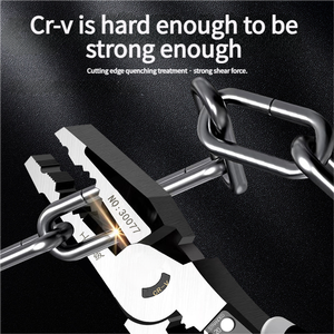 OEM Tùy Chỉnh 9 "Công Nghiệp Carbon Dây Thép Cắt Kìm Mềm Grip-Đa-Chức Năng Lao Động Tiết Kiệm Công Cụ Điện Cho DIY - Product Image 3