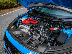 ฝาครอบเครื่องยนต์คาร์บอนไฟเบอร์สำหรับรถยนต์ฮอนด้า ซีวิค ไทป์ อาร์ FK8 ปี 2017-2021 - Product Image 2