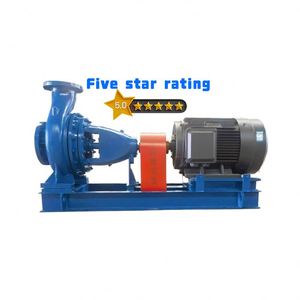 Pompe centrifuge horizontale à aspiration axiale IS monophasée en acier inoxydable robuste pour eau propre haute pression, 7-14 m³/h - Product Image 1