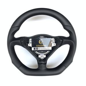 Volante de Cuero y Fibra de Carbono Personalizado CCExcellent para <span class=keywords><strong>Porsche</strong></span> <span class=keywords><strong>986</strong></span> <span class=keywords><strong>Boxster</strong></span> 996 911 Turbo 993 GT2 GT3 Carrera 3, 3 Palancas, 1997-2004 - Product Image 1