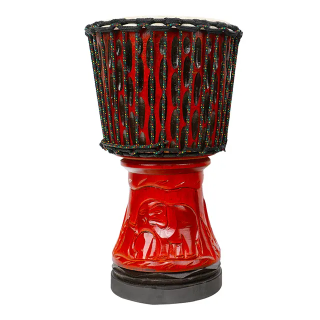 8 ''ไม้หนัง Djembe แอฟริกันกลอง (ปู)- 2