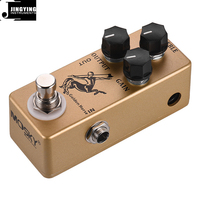 Jingying 2025 Mini pédales de guitare série Golden Horse Overdrive/Boost pédale d'effet de guitare électrique pièces et accessoires de guitare