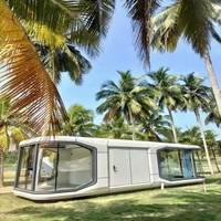 Australie Smart Space Capsule House Cabine modulaire préfabriquée en acier Apple Warehouse pour dormir en plein air