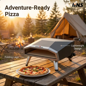 Horno de pizza de gas de 16 pulgadas con piedra de pizza giratoria eléctrica <span class=keywords><strong>Parrillas</strong></span> de barbacoa profesionales <span class=keywords><strong>para</strong></span> cocinar pizza - Product Image 5