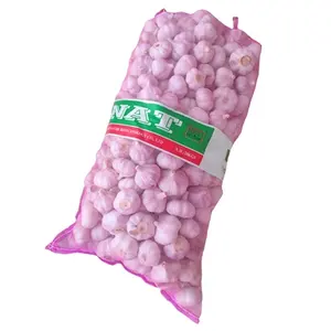 hot sale 5.5cm cheap price purple / red garlic in 20kg mesh bag 2024 newest crop wholesale with Global Gap&Haccp&ISO9001