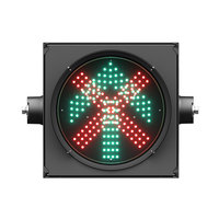 Feux de signalisation pour poste de péage, feux de contrôle de voie de 12 pouces, flèche verte, flèche rouge, feux de circulation