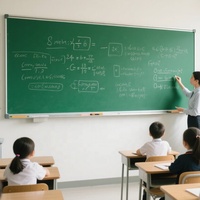 100*200cm tableau vert magnétique Double face effaçable à sec/Surface inscriptible pour salle de classe/café cadre en aluminium Anti-éblouissement