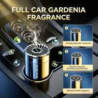 Akıllı Otomatik Katı Aroma Parfüm Jeli Bulut Şişe Araba Aromaterapi Difüzörü Doğal Buharlaşma Koku Yağı Hava