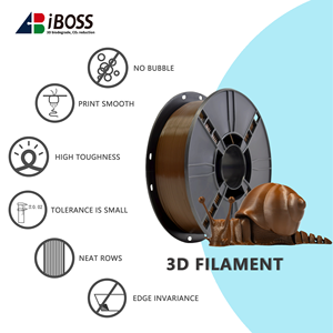 Filament d'impression 3D Iboss haute résistance PLA Plus Terra Brown 1 kg Impression 3D haute précision - Product Image 5