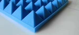 Feuille de <span class=keywords><strong>mousse</strong></span> acoustique de la haute <span class=keywords><strong>densité</strong></span> <span class=keywords><strong>25kg</strong></span>/<span class=keywords><strong>m3</strong></span> de coton insonorisant de <span class=keywords><strong>polyuréthane</strong></span> de résistance au feu avec auto-adhésif - Product Image 4