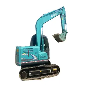 Kullanılmış makine orijinal japonya Kobelco SK75 kullanılmış ekskavatör/Kobelco SK75 SK70 mini hidrolik paletli kazıcı ekskavatör