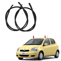 Kit de garniture de moulage de toit, bande d'étanchéité contre les intempéries pour Toyota Yaris/Echo/Vitz 1999-2005, moulage de finition latérale de gouttière de toit, côté droit/gauche, 75551-52011