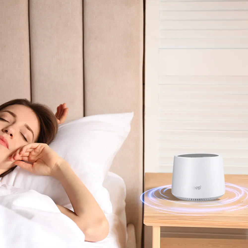 Supermarket Hot Sale Portable White Noise Sleep Sound Machine With Night Light