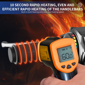 Heated Bike Handlebars Dual <strong>Switch</strong> 5 Levels Heating <strong>Grip</strong> for Motorcycle 22mm Universal with Voltage protection - Product Image 5